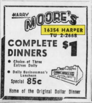 I-Rock Night Club (Macs Cafe, Harry Moores) - 15 Dec 1959 Ad (newer photo)
